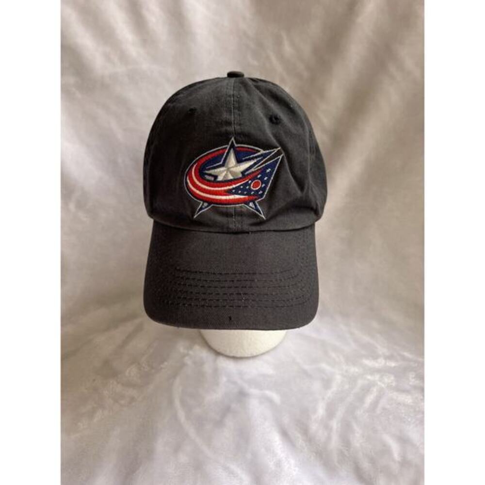 Columbus Blue Jackets Hat‎ Mens OSFA Tim Hortons NHL Hockey Cap Black Adjustable